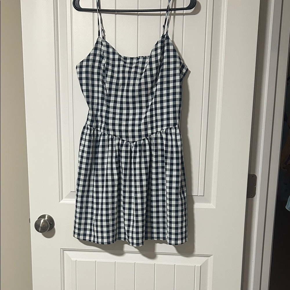 Black and White Gingham top